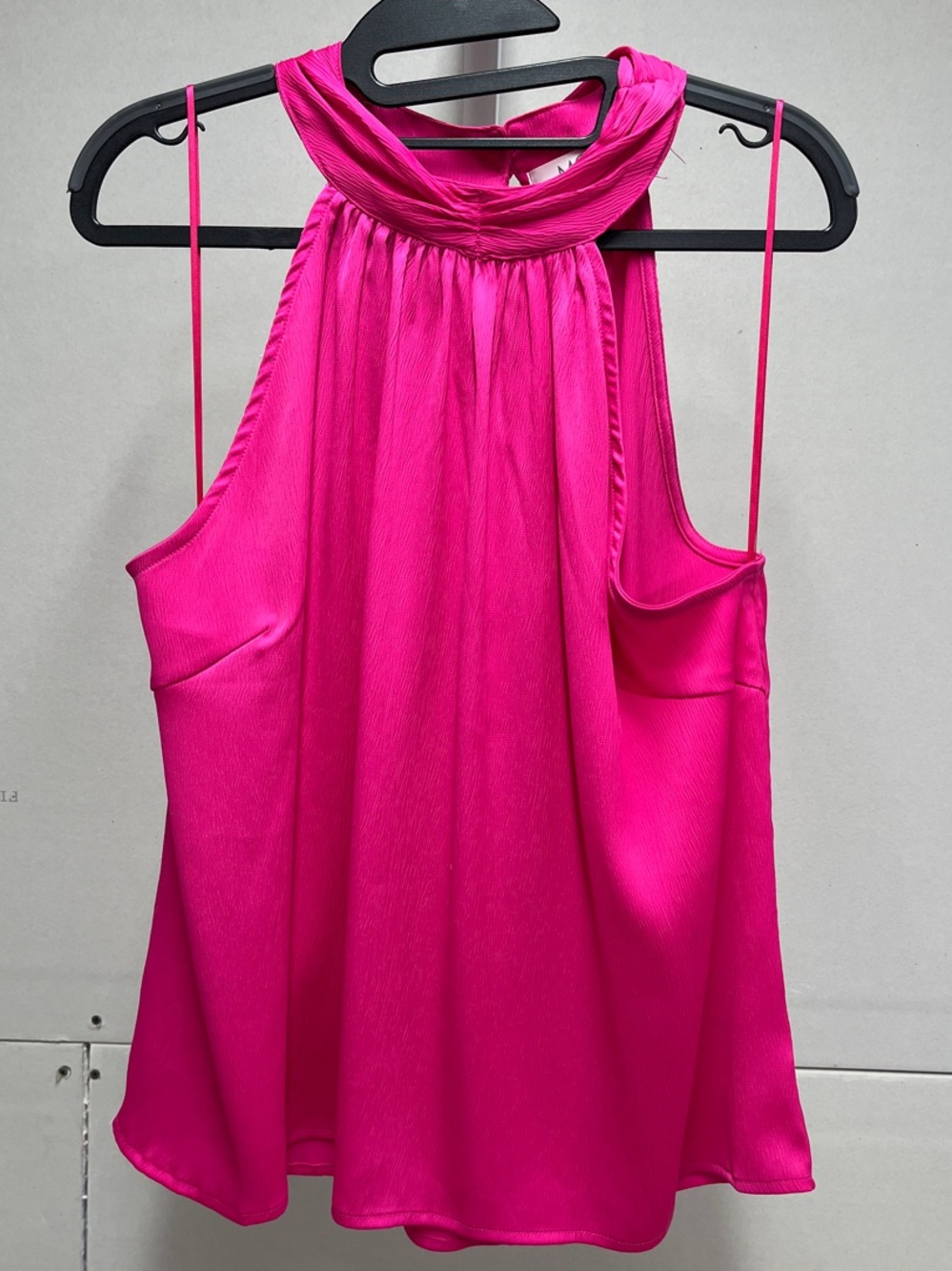 Sleeveless Halter Cami Top in Hot Pink by Mod On Trend - Medium
